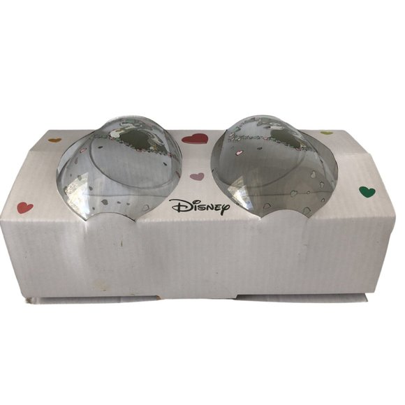 Disney Stemless Wine Glass Set Lady & The Tramp Set of 2 NEW - Picture 5 of 9